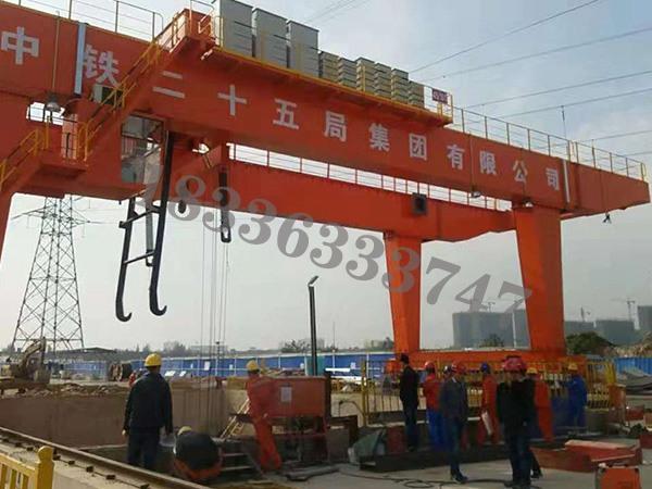 山东青岛35吨无悬臂箱型集装箱龙门吊出厂价