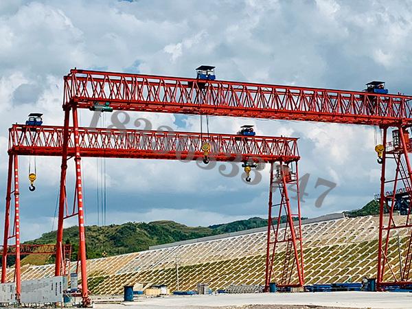 广东潮州防爆门式起重机厂家货场龙门吊16吨报价