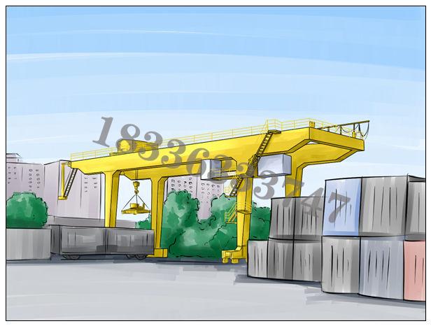 浙江舟山集装箱龙门吊厂家定制40.5t集装箱门机