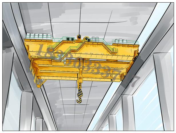 山东泰安冶金起重机厂家5吨金属冶炼车间用桥吊