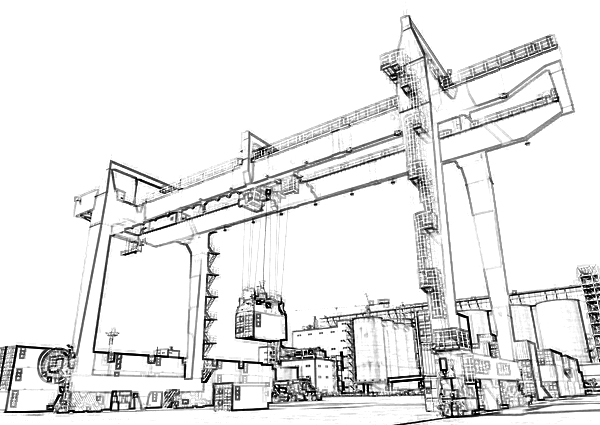 河北衡水集装箱龙门吊厂家 铁路货场常用36T和45T