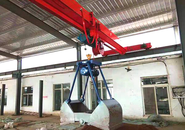 山东东营行车行吊厂家讲解抓斗起重机